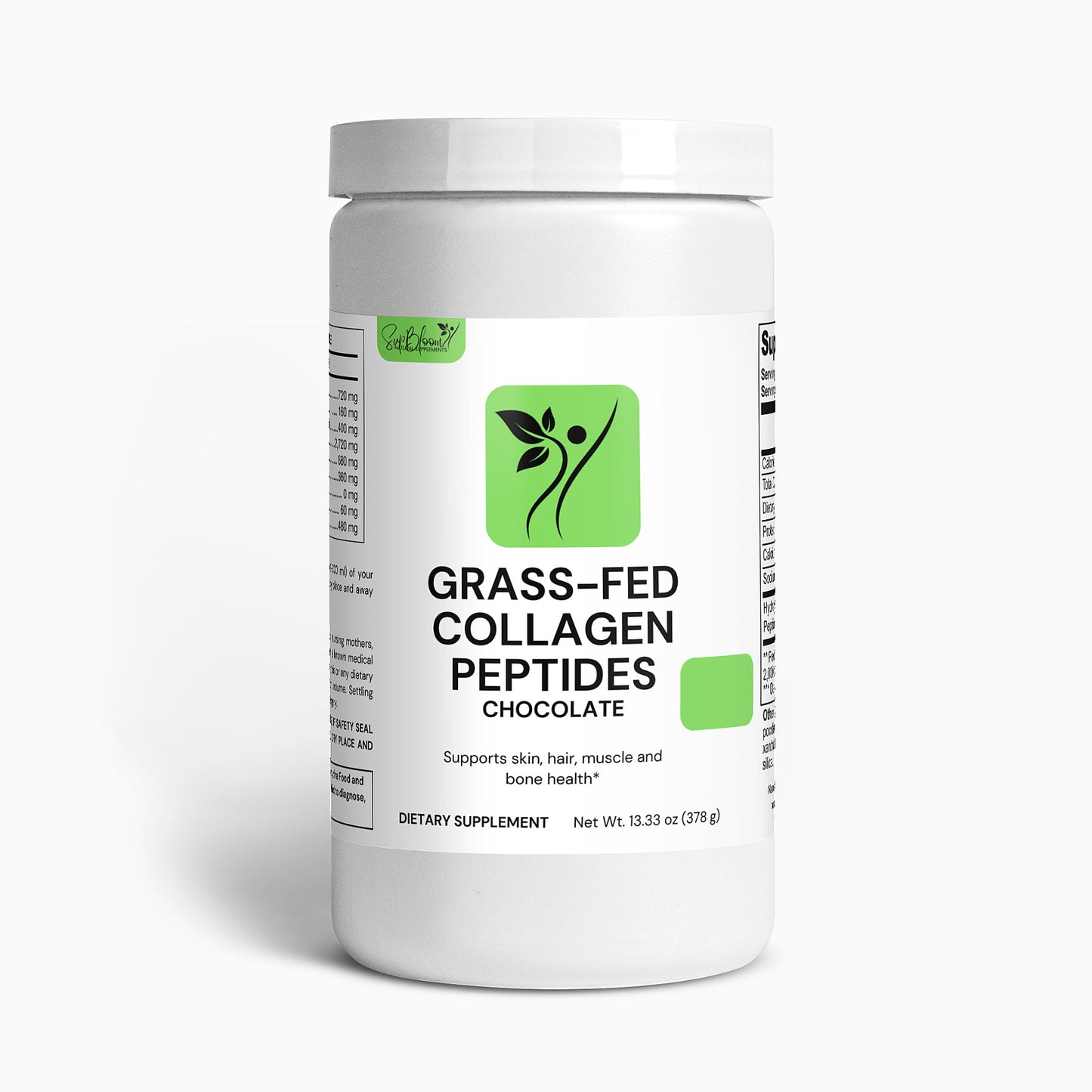 Grass-Fed Collagen Peptides Powder (Chocolate)